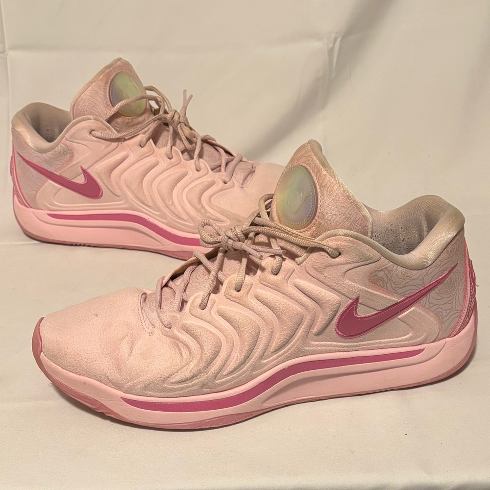 Nike KD 17 NRG Aunt Pearl Pink Foam Basketball Shoes Mens Size 15 FZ1518-600